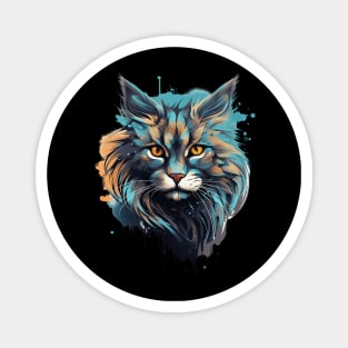 Cat Animals Maine Coon Magnet